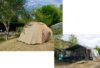 rental pitches at the Ardèche campsite